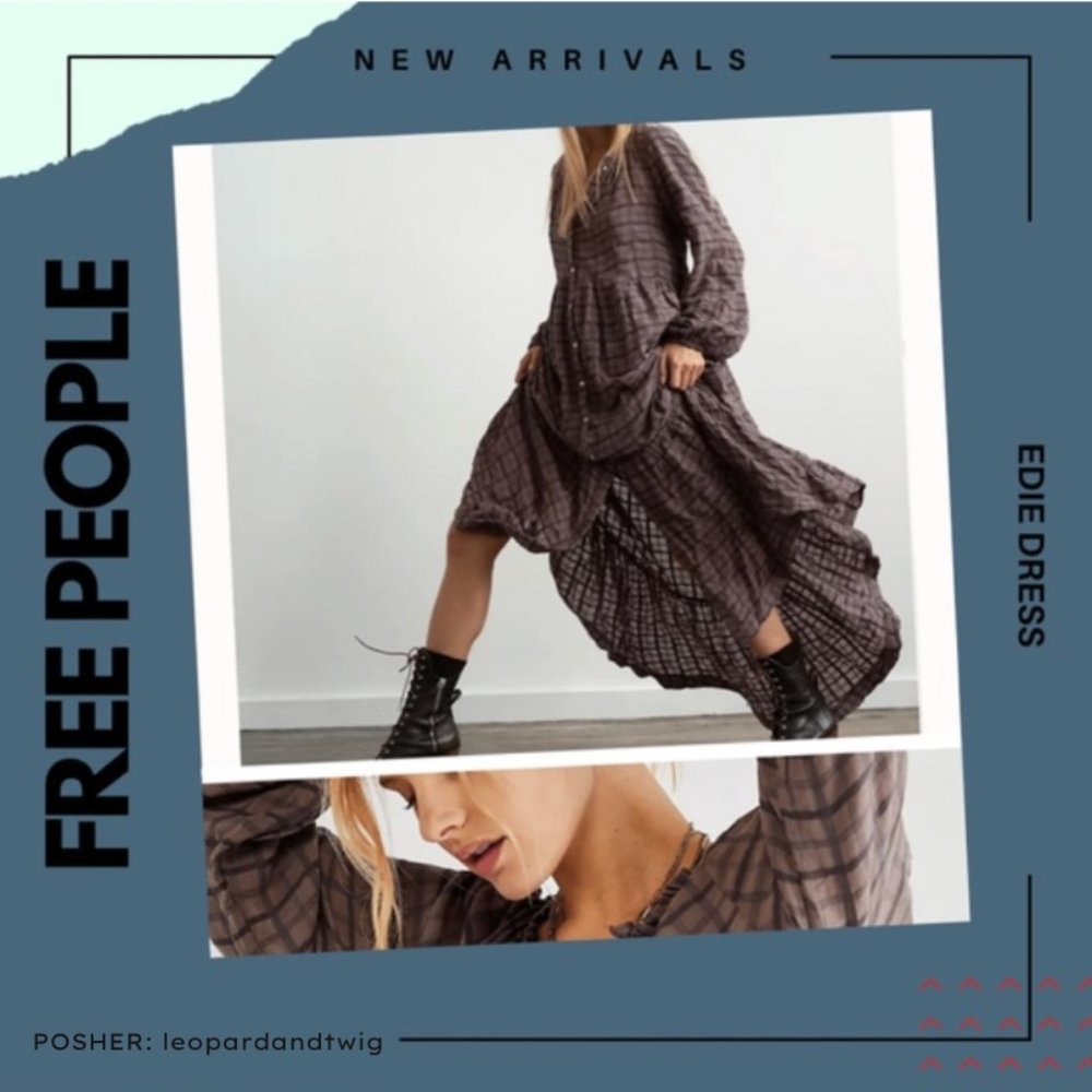 NWT Free People Edie dress - model pics are to show how it can be worn.